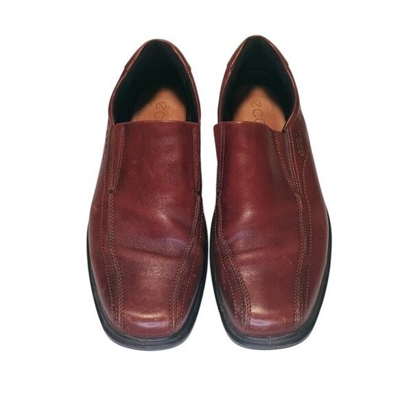 ECCO Men\'s Helsinki 2.0 Apron Toe Slip, cognac brown leather size 43 main image 6